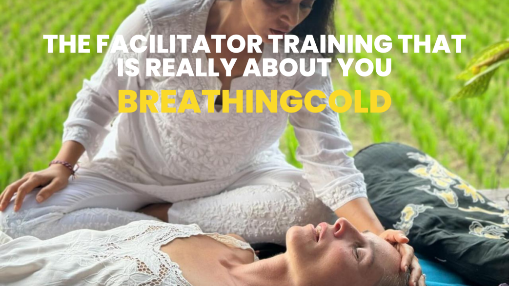 Girl holding space for another girl laying down - The Facilitator Training That Is Really About You